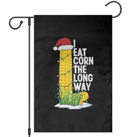 I Eat Corn The Long Way Garden Flag Funny Corn Adult Humor Christmas - Wonder Print Shop