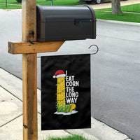 I Eat Corn The Long Way Garden Flag Funny Corn Adult Humor Christmas - Wonder Print Shop