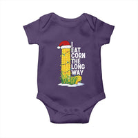 I Eat Corn The Long Way Baby Onesie Funny Corn Adult Humor Christmas - Wonder Print Shop