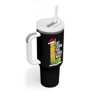 I Eat Corn The Long Way Tumbler With Handle Funny Corn Adult Humor Christmas - Wonder Print Shop