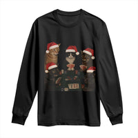 Poker Cats Christmas Meme Shirt Long Sleeve Shirt Funny Gambling Cat - Wonder Print Shop