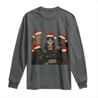 Poker Cats Christmas Meme Shirt Long Sleeve Shirt Funny Gambling Cat - Wonder Print Shop