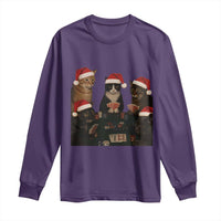 Poker Cats Christmas Meme Shirt Long Sleeve Shirt Funny Gambling Cat - Wonder Print Shop