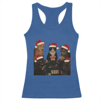 Poker Cats Christmas Meme Shirt Racerback Tank Top Funny Gambling Cat - Wonder Print Shop