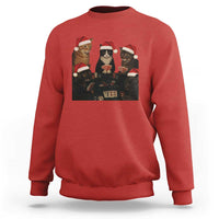 Poker Cats Christmas Meme Shirt Sweatshirt Funny Gambling Cat - Wonder Print Shop