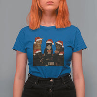 Poker Cats Christmas Meme Shirt T Shirt For Women Funny Gambling Cat - Wonder Print Shop