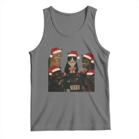 Poker Cats Christmas Meme Shirt Tank Top Funny Gambling Cat - Wonder Print Shop