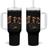 Poker Cats Christmas Meme Shirt Tumbler With Handle Funny Gambling Cat - Wonder Print Shop