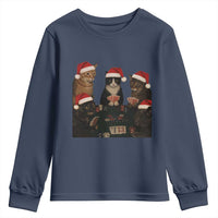 Poker Cats Christmas Meme Shirt Youth Sweatshirt Funny Gambling Cat - Wonder Print Shop