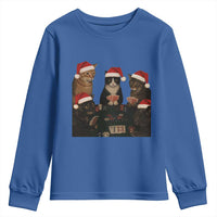 Poker Cats Christmas Meme Shirt Youth Sweatshirt Funny Gambling Cat - Wonder Print Shop
