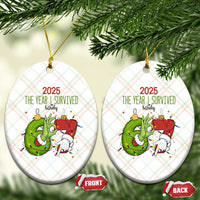 The Year I Survived 67 Six Seven Christmas Meme Ceramic Ornament - Wonder Print Shop