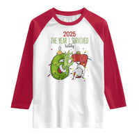 The Year I Survived 67 Six Seven Christmas Meme Raglan Shirt - Wonder Print Shop