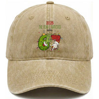 The Year I Survived 67 Six Seven Christmas Meme Washed Cotton Baseball Cap