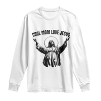 Christian Mom Faith Long Sleeve Shirt Cool Mom Love Jesus - Wonder Print Shop
