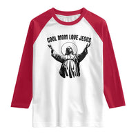 Christian Mom Faith Raglan Shirt Cool Mom Love Jesus - Wonder Print Shop