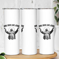 Christian Mom Faith Skinny Tumbler Cool Mom Love Jesus - Wonder Print Shop