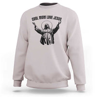 Christian Mom Faith Sweatshirt Cool Mom Love Jesus - Wonder Print Shop