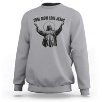 Christian Mom Faith Sweatshirt Cool Mom Love Jesus - Wonder Print Shop