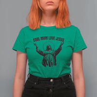 Christian Mom Faith T Shirt For Women Cool Mom Love Jesus - Wonder Print Shop