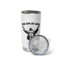 Christian Mom Faith Tumbler Cup Cool Mom Love Jesus - Wonder Print Shop