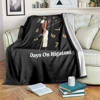 Marcus The Worm Meme Throw Blanket I Survived 67 Days On Rigatoni - Wonder Print Shop