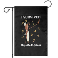 Marcus The Worm Meme Garden Flag I Survived 67 Days On Rigatoni - Wonder Print Shop