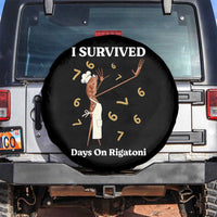 Marcus The Worm Meme Spare Tire Cover I Survived 67 Days On Rigatoni - Wonder Print Shop