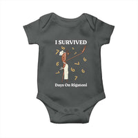 Marcus The Worm Meme Baby Onesie I Survived 67 Days On Rigatoni - Wonder Print Shop