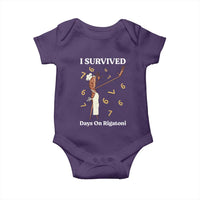 Marcus The Worm Meme Baby Onesie I Survived 67 Days On Rigatoni - Wonder Print Shop