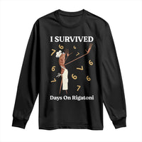 Marcus The Worm Meme Long Sleeve Shirt I Survived 67 Days On Rigatoni - Wonder Print Shop