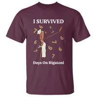 Marcus The Worm Meme T Shirt I Survived 67 Days On Rigatoni - Wonder Print Shop