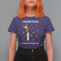 Marcus The Worm Meme T Shirt For Women I Survived 67 Days On Rigatoni - Wonder Print Shop