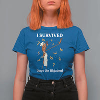 Marcus The Worm Meme T Shirt For Women I Survived 67 Days On Rigatoni - Wonder Print Shop