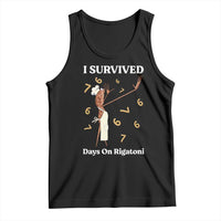 Marcus The Worm Meme Tank Top I Survived 67 Days On Rigatoni - Wonder Print Shop