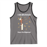 Marcus The Worm Meme Tank Top I Survived 67 Days On Rigatoni - Wonder Print Shop