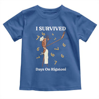 Marcus The Worm Meme Toddler T Shirt I Survived 67 Days On Rigatoni - Wonder Print Shop