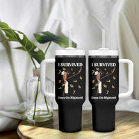 Marcus The Worm Meme Tumbler With Handle I Survived 67 Days On Rigatoni - Wonder Print Shop