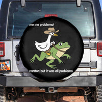 Cowboy Goose Meme Spare Tire Cover Funny Frog Me No Problemo Narrator - Wonder Print Shop