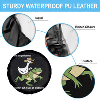 Cowboy Goose Meme Spare Tire Cover Funny Frog Me No Problemo Narrator - Wonder Print Shop
