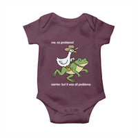 Cowboy Goose Meme Baby Onesie Funny Frog Me No Problemo Narrator - Wonder Print Shop