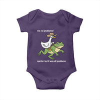 Cowboy Goose Meme Baby Onesie Funny Frog Me No Problemo Narrator - Wonder Print Shop