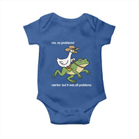 Cowboy Goose Meme Baby Onesie Funny Frog Me No Problemo Narrator - Wonder Print Shop