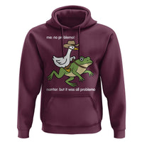 Cowboy Goose Meme Hoodie Funny Frog Me No Problemo Narrator - Wonder Print Shop