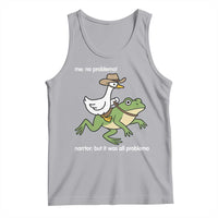 Cowboy Goose Meme Tank Top Funny Frog Me No Problemo Narrator - Wonder Print Shop