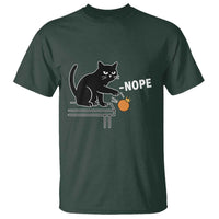 No Kings Protest T Shirt Funny Cat Kicking Crown - Wonder Print Shop
