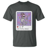 Anti Valentine T Shirt Funny Skeleton Selfie Meme - Wonder Print Shop