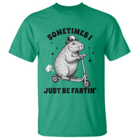 Funny Groundhog Scooter T Shirt Sometimes I Just Be Fartin - Wonder Print Shop