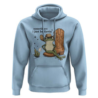 Funny Cowboy Frog Hoodie Sometimes I Just Be Fartin - Wonder Print Shop