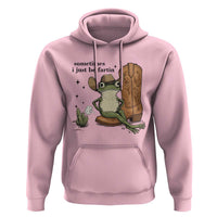 Funny Cowboy Frog Hoodie Sometimes I Just Be Fartin - Wonder Print Shop