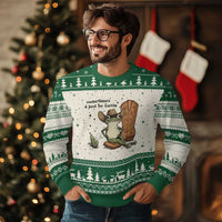 Funny Cowboy Frog Ugly Christmas Sweater Sometimes I Just Be Fartin - Wonder Print Shop